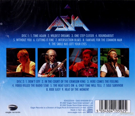 Asia: Fantasia Live in Tokyo [CD]