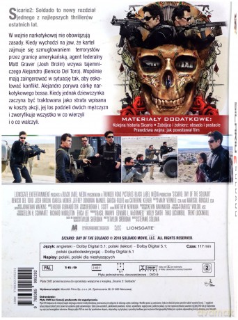 Sicario 2: Soldado (booklet) [DVD]