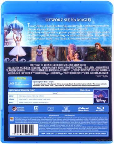 Dziadek do orzechów i cztery królestwa (Disney) [Blu-Ray]