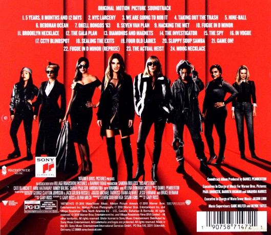 Ocean's 8 soundtrack (Daniel Pemberton) [CD]