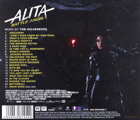 Alita: Battle Angel soundtrack (Junkie XL) [CD]