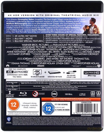 Interstellar [Blu-Ray 4K]+[2xBlu-Ray]