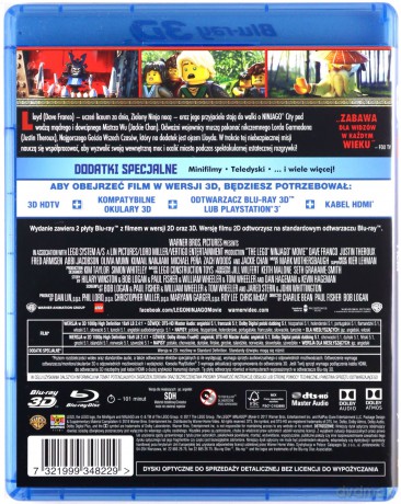 LEGO Ninjago Film [Blu-Ray 3D]+[Blu-Ray]