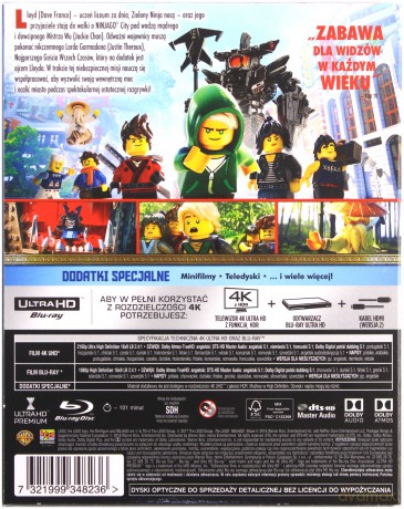 LEGO Ninjago Film [Blu-Ray 4K]+[Blu-Ray]