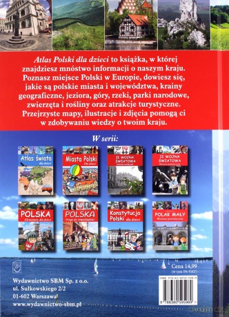 Atlas Polski dla dzieci - Karolina Wolszczak [KSIĄŻKA]