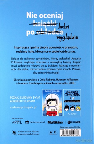 Cudowny chłopak - R. J. Palacio [KSIĄŻKA]