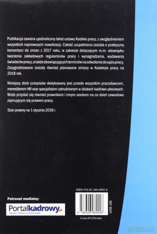 Kodeks Pracy 2018. Ujednolicone przepisy z komentarzem do zmian [KSIĄŻKA]
