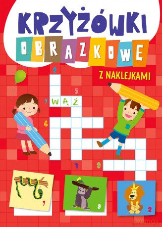 Krzyżówki obrazkowe z naklejkami [KSIĄŻKA]
