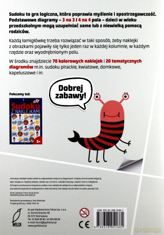 Naklejkowe sudoku [KSIĄŻKA]