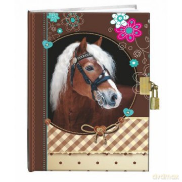 Pamiętnik z kłódką Sweet horse
