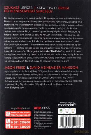 Rework - Jason Fried [KSIĄŻKA]