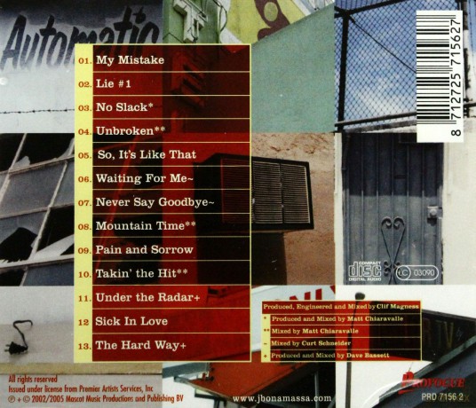 Joe Bonamassa: So It's Like That [CD]