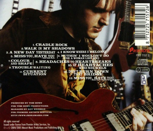 Joe Bonamassa: New Day Yestarday [CD]