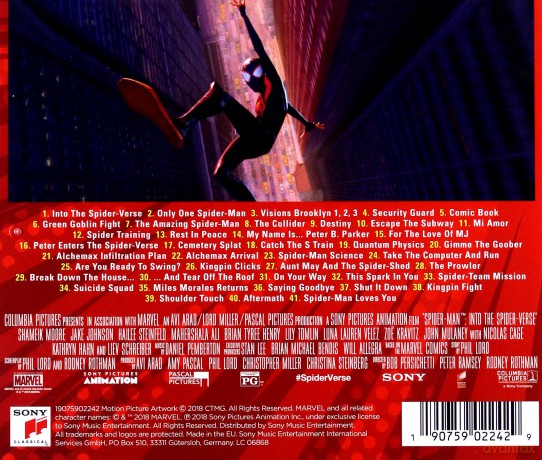 Spider-Man: Into the Spider-Verse soundtrack (Spider-Man Uniwersum) (Daniel Pemberton) [CD]
