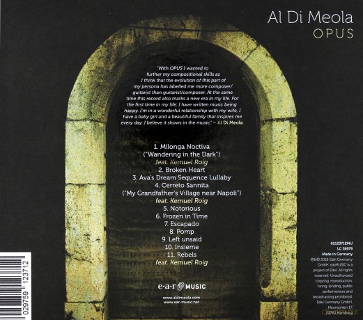 Al Di Meola: Opus (digipack) [CD]