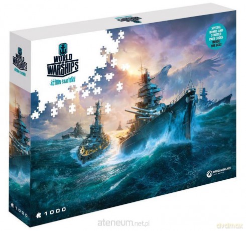1000 el. World of Tanks. German Battleships [PUZZLE]