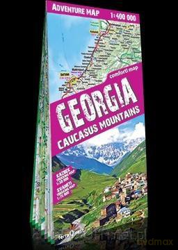 Adventure map Georgia, Caucasus Mountains1:400 000