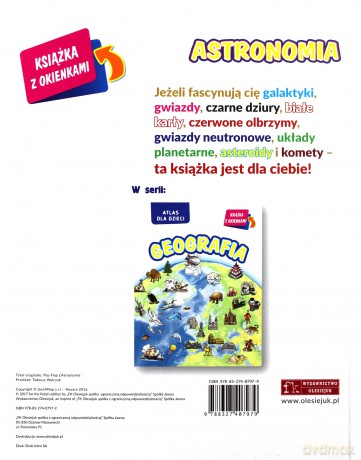 Astronomia. Atlas dla dzieci [KSIĄŻKA]