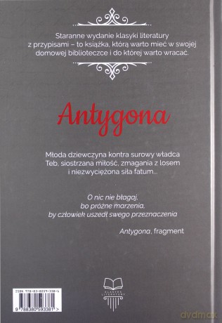 Antygona. Klasyka literatury - Sofokles [KSIĄŻKA]