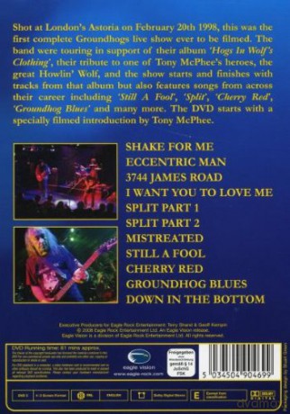 The Groundhogs: Live at the Astoria [CD]+[DVD]