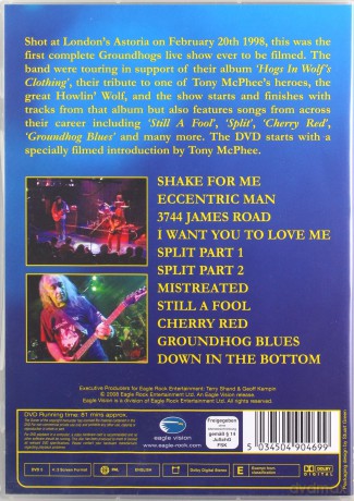 The Groundhogs: Live at the Astoria [CD]+[DVD]