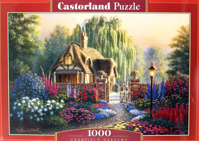 CASTOR 1000 el. Domek z ogrodem [PUZZLE]