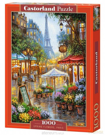 CASTOR 1000 el. Wiosenne Kwiaty, Paryż [PUZZLE]