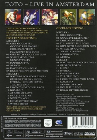 Toto: Live in Amsterdam [CD]+[DVD]