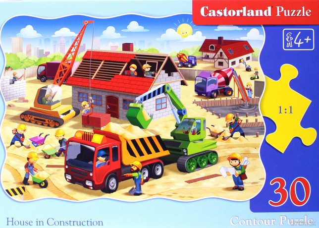 CASTOR 30 el. Dom w trakcie budowy [PUZZLE]