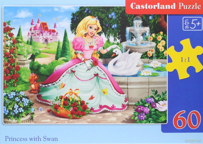CASTOR 60 el. Księżniczka z łabędziem [PUZZLE]