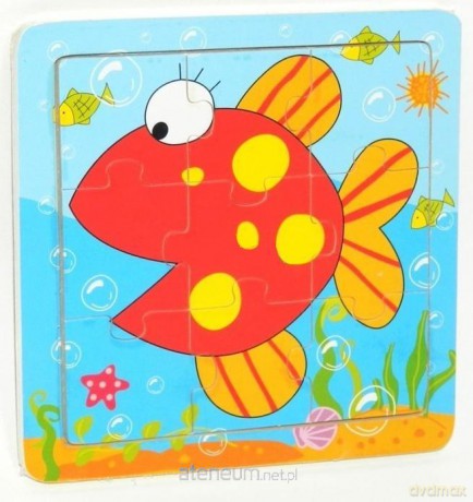 CASTOR Puzzle drewniane małe Rybka [PUZZLE]