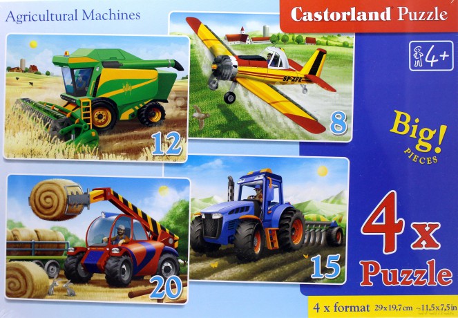 CASTOR x 4 - Maszyny rolnicze [PUZZLE]