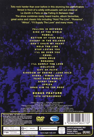 Toto: Falling in Between Live [DVD]