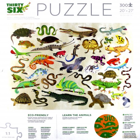 CROCODILE CREEK 300 el. - Gady i płazy [PUZZLE]