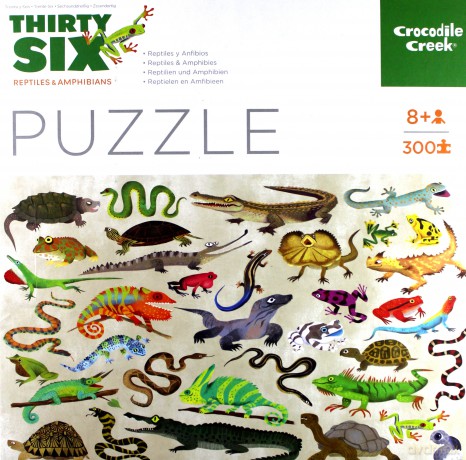 CROCODILE CREEK 300 el. - Gady i płazy [PUZZLE]
