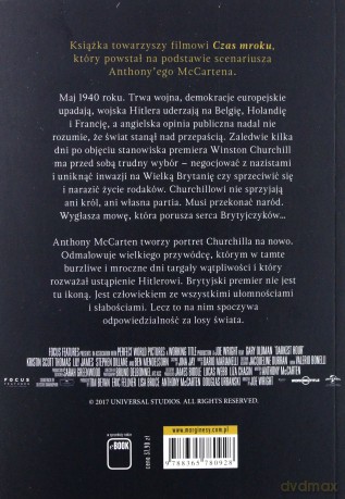 Czas mroku. Jak Churchill zawrócił świat - Anthony McCarten [KSIĄŻKA]