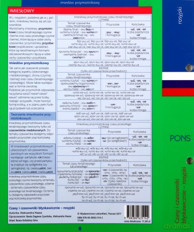 Czasy i czasowniki błyskawicznie. Rosyjski [KSIĄŻKA]
