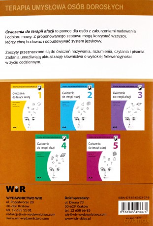 Ćwiczenia do terapii afazji cz. 6 - Mariola Czarnkowska, Anna Lipa, Paulina Wójcik-Topór [KSIĄŻKA]