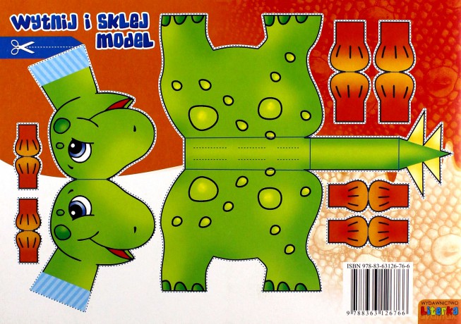 Dinozaury maluchy. Malowanka z naklejkami cz. 2 [KSIĄŻKA]