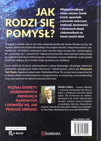 W pogoni za wielką rybą - David Lynch [KSIĄŻKA]