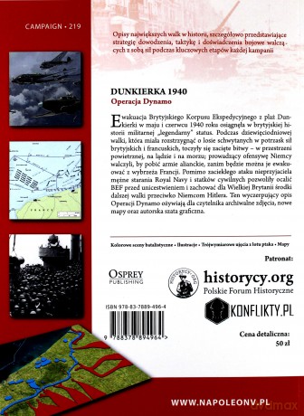 Dunkierka 1940. Operacja Dynamo - Douglas C. Didly [KSIĄŻKA]