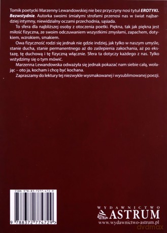Erotyki. Bezwstydnie. Tomik poetycki - Marzenna Lewandowska [KSIĄŻKA]