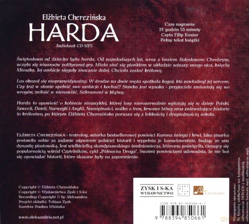 Harda - Elżbieta Cherezińska [AUDIOBOOK]