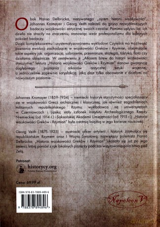 Historia wojskowości Greków i Rzymian cz. I Grecy - Johannes Kromayer, Georg Veith [KSIĄŻKA]