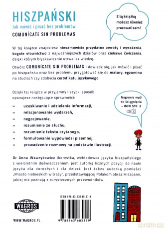 Hiszpański. Jak mówić i pisać bez problemów. - Anna Wawrykowicz [KSIĄŻKA]