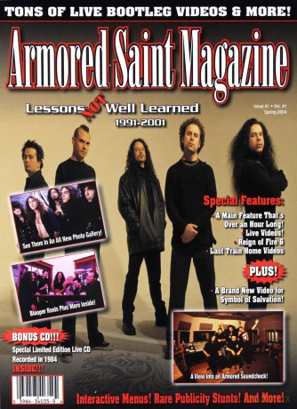 Armored Saint: Lessons Not Well Learned [DVD]