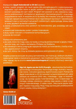 Język holenderski w 20 dni - Agata van der Grift-Procajło [KSIĄŻKA]