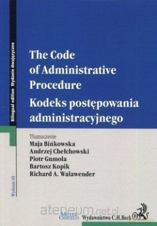 Kodeks postępowania administracyjnego wersja angielska [KSIĄŻKA]
