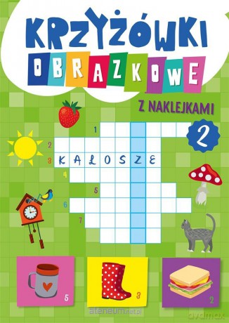 Krzyżówki obrazkowe z naklejkami 2 [KSIĄŻKA]