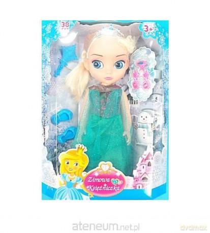 Lalka Zimowa Księżniczka 38 cm